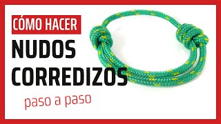 Como Hacer Nudos Corredizos para Pulseras paso a paso [upl. by Edveh977]