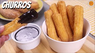 EASY CHURROS RECIPE  How to Make Churros  Mortar and Pastry [upl. by Ajoop745]