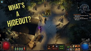 Path of Exile Hideouts Guide  A full guide on unlocking and using hideouts in PoE [upl. by Ailemap]