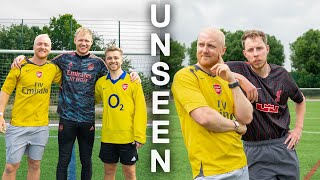 100 Shots vs Aaron Ramsdale  UNSEEN FOOTAGE [upl. by Taddeo]