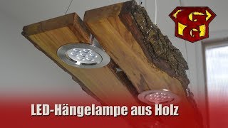 LED Deckenlampe aus Holz  Garagengurus 18 [upl. by Kolva306]