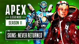 Apex Legends Rarest Skins amp Recolors NEVER RETURNED [upl. by Garreth799]