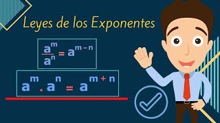 LEYES DE LOS EXPONENTES Ejercicios ✔️ laws of exponents [upl. by Tnomel]