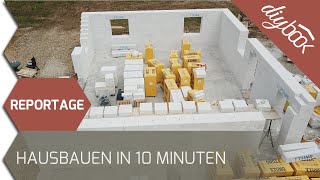 Reportage Haus bauen in 10 Minuten  Die Magie von Porenbeton [upl. by Nedap314]