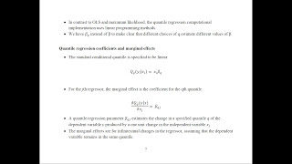 Quantile Regression [upl. by Llewkcor]