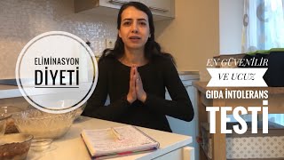 ELİMİNASYON DİYETİ \ EN GÜVENİLİR GIDA İNTOLERANS  ALERJİ TESTİ [upl. by Land493]