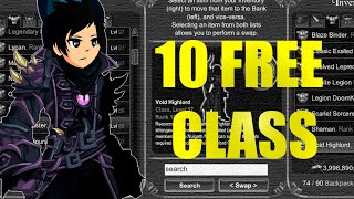 AQW  TOP 10 FREE CLASS  EASY FARM  0 ACS [upl. by Kinimod147]