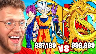 UNIVERSE 7 vs ALL GODS POWER LEVEL COMPARISON DBZ [upl. by Rooke]