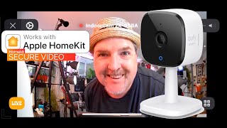 Eufy 2K Indoor Camera with Apple Homekit Secure Video [upl. by Malin]