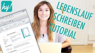 Lebenslauf schreiben Muster  MacBook Word Tutorial [upl. by Philander]