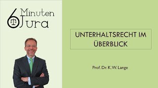 Unterhaltsrecht im Überblick [upl. by Waddell]