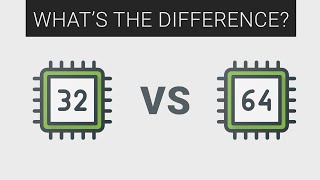 32bit vs 64bit CPU  Explained [upl. by Woehick595]