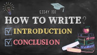 Essay Help  How To Write Introduction amp Conclusion [upl. by Anertal]