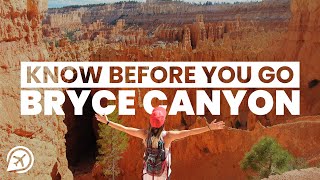 10 THINGS TO KNOW BEFORE YOU GO TO BRYCE CANYON [upl. by Asamot]