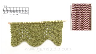 How to knit a wave pattern [upl. by Jeanna]