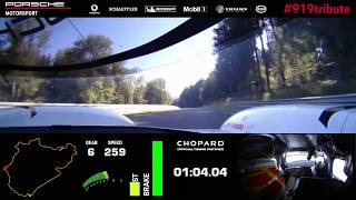 The 919 Tribute Tour Onboard record lap Nordschleife [upl. by Alica]