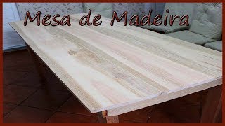 Mesa De Madeira Veja o passo a passo Diy mesa [upl. by Knighton190]