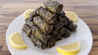 How to Make Stuffed Grape Leaves  Dolma Recipe [upl. by Mireille]