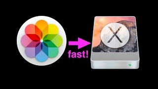 HOW TO MOVE APPLE PHOTOS LIBRARY TO EXTERNAL HARD DRIVE [upl. by Messab]