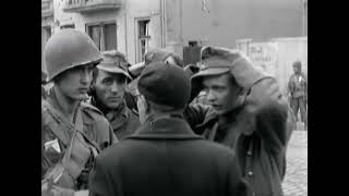 US Army in Krefeld Germany March 3 1945 [upl. by Aihtebat]