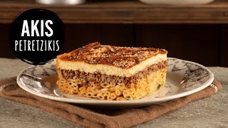 Pastitsio Greek Baked Pasta  Akis Petretzikis [upl. by Hyrup]