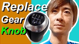 How to replace a car manual gear shifter knob [upl. by Marina]