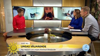 Så påverkar sociala medier ungas psykiska hälsa  Nyhetsmorgon TV4 [upl. by Hobbs627]