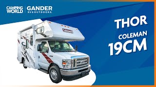 2021 Thor Coleman 19CM  Class C Motorhome RV Review Camping World [upl. by Eemla]