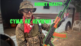 CYMA AK74 REVIEW A BUDGET Airsoft AK [upl. by Ashia]