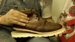 Red Wing Chukka Boot Resole 20 [upl. by Yrahca]