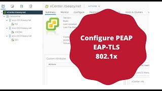 Configure PEAP EAPTLS 8021x [upl. by Herald578]