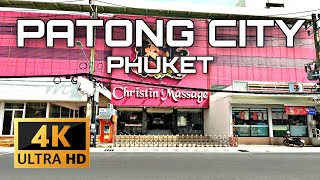 4K🇹🇭 PATONG PHUKET 2021 CHRISTIN MASSAGE  Phuket Thailand 2021  VIRTUAL WALKING TOUR [upl. by Arramas]