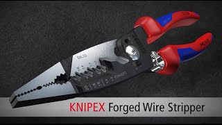 13 72 8 KNIPEX Forged Wire Stripper  Product Video [upl. by Reidar517]