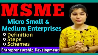 MSME Micro Small amp Medium Enterprises in हिंदी  MSME Development Act 2006  Rule of msme 2021 SC [upl. by Templer]