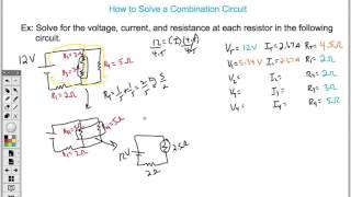 How to Solve a Combination Circuit Easy [upl. by Aisyla127]