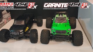 Comparing Arrma Big Rock to Arrma Granite [upl. by Ribaudo858]