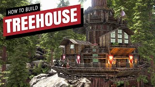 Ark How To Build A Treehouse [upl. by Lleoj964]