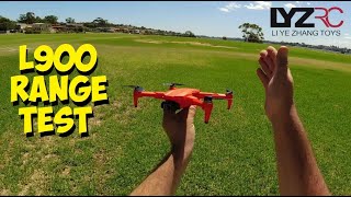 LYZRC L900 GPS Drone Distance Range Test [upl. by Agnes]