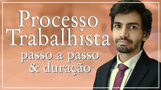 Processo Trabalhista passo a passo amp duração [upl. by Nospmas495]