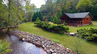 SOLD  Log Home on BOLD Creek Franklin NC 279900 [upl. by Ahsenit542]