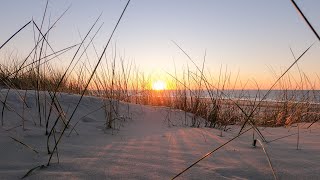 Naturgeräusche der Nordsee Meeresrauschen beim Sonnenuntergang [upl. by Liponis]