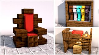 Minecraft 30 Medieval Interior Build Ideas and Hacks [upl. by Nagrom177]