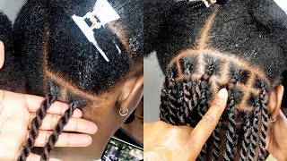 TWIST CLASS Multiple ways to start twist twist from the root Knotless twist  box braids twist [upl. by Alinna875]