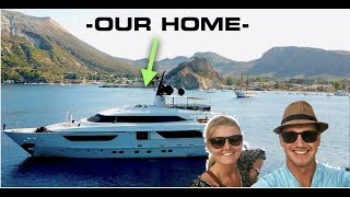 WE LIVE ON A LUXURY SUPER YACHT Captain’s Vlog 105 [upl. by Ynaffets502]