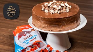 Kinder Schokobons Torte 😍  Leckere Geburtstagstorte  Ostertorte [upl. by Minna]