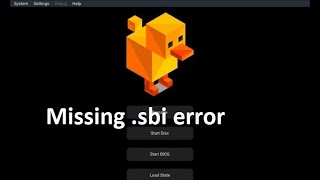 Duckstation Emulator sbi file error fix [upl. by Anitnegra435]