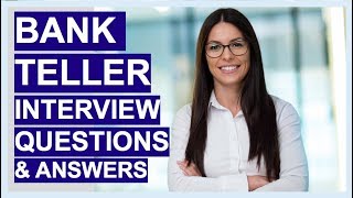 BANK TELLER Interview Questions And Answers [upl. by Ettereve]