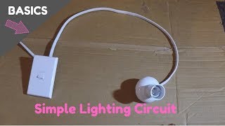 Basics Wiring a Lighting Circuit [upl. by Uolymme]