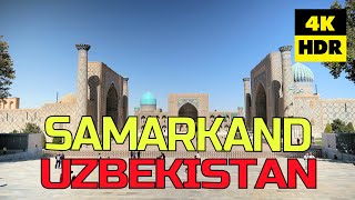 Samarkand Uzbekistan in 4K UHD HDR [upl. by Zsazsa]