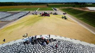 Packing Silage Making Cow Chow [upl. by Karlyn272]